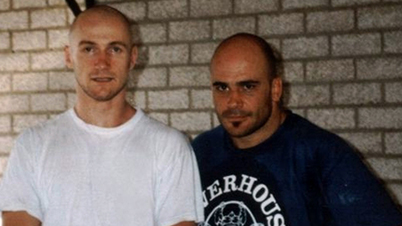 With Bas Rutten (UFC champion 1998/99) - Eindhoven/ NL, 1999