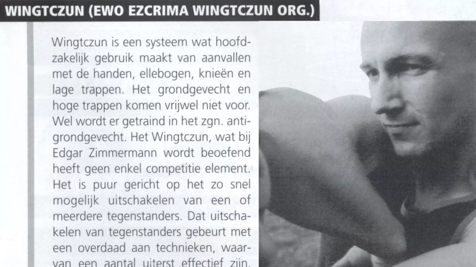 WingTczun at EWO Martial Arts Enschede
